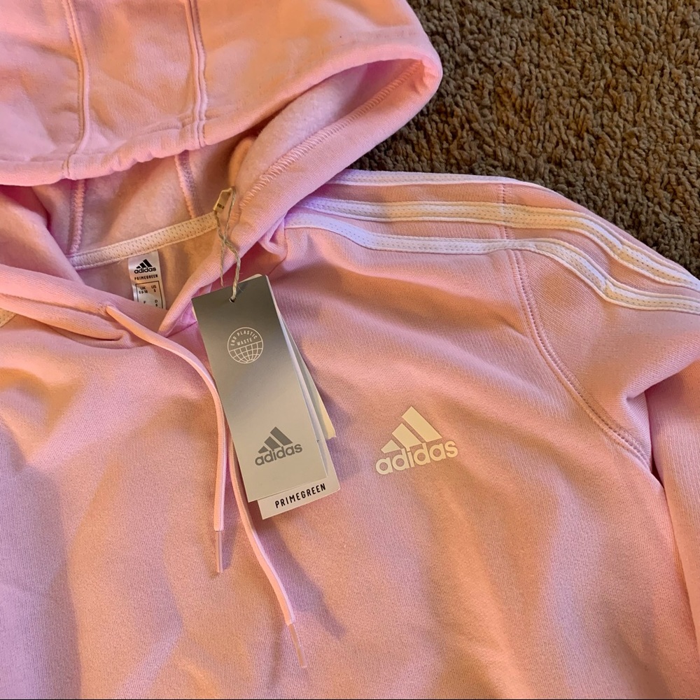 *PRICE DROP* ADIDAS Cropped Hoodie SMALL NWT - Picture 3 of 5
